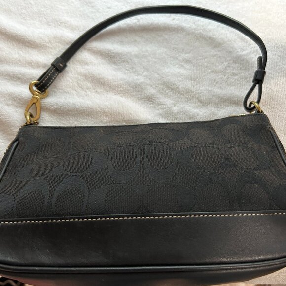 Coach vintage Black Signature Demi 6094 - Picture 1 of 8
